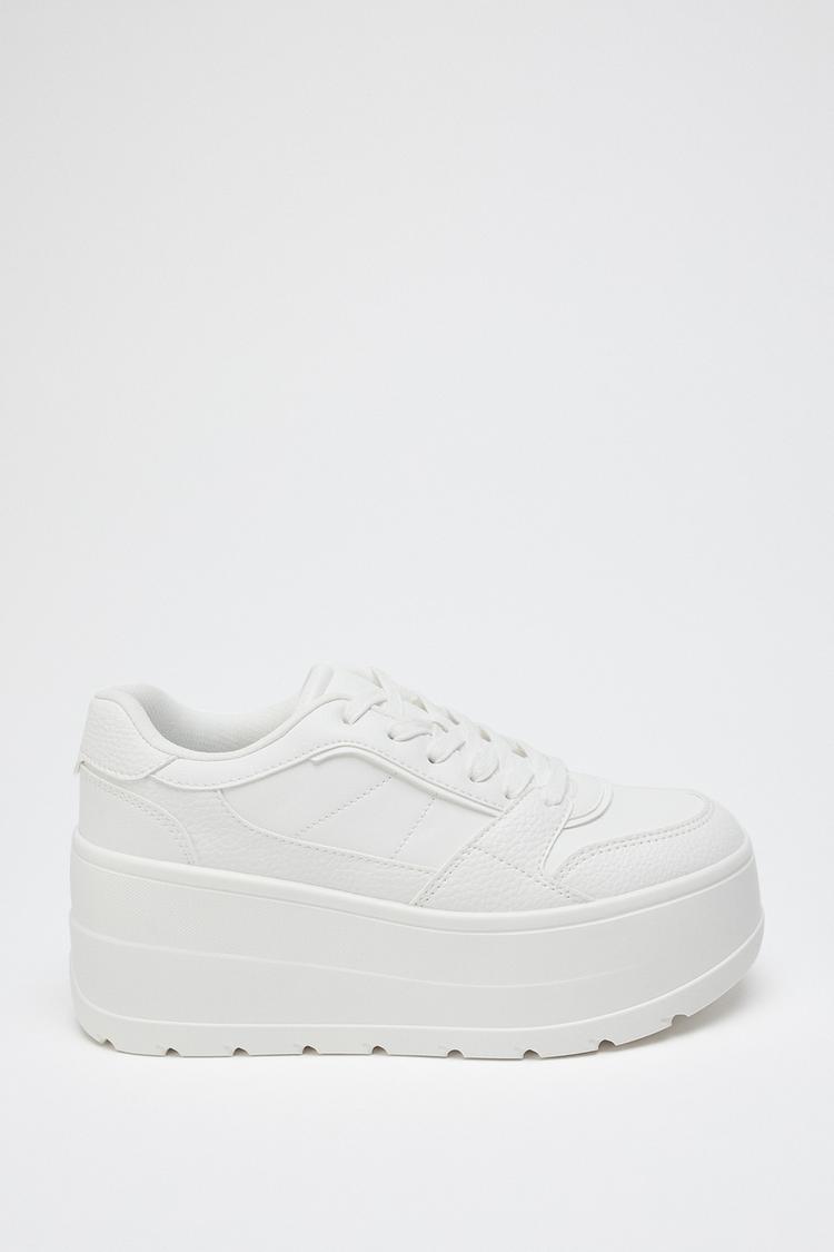 Chunky Sneakers Tenis De Hombre Zara Zapatillas Blancas Zapatos