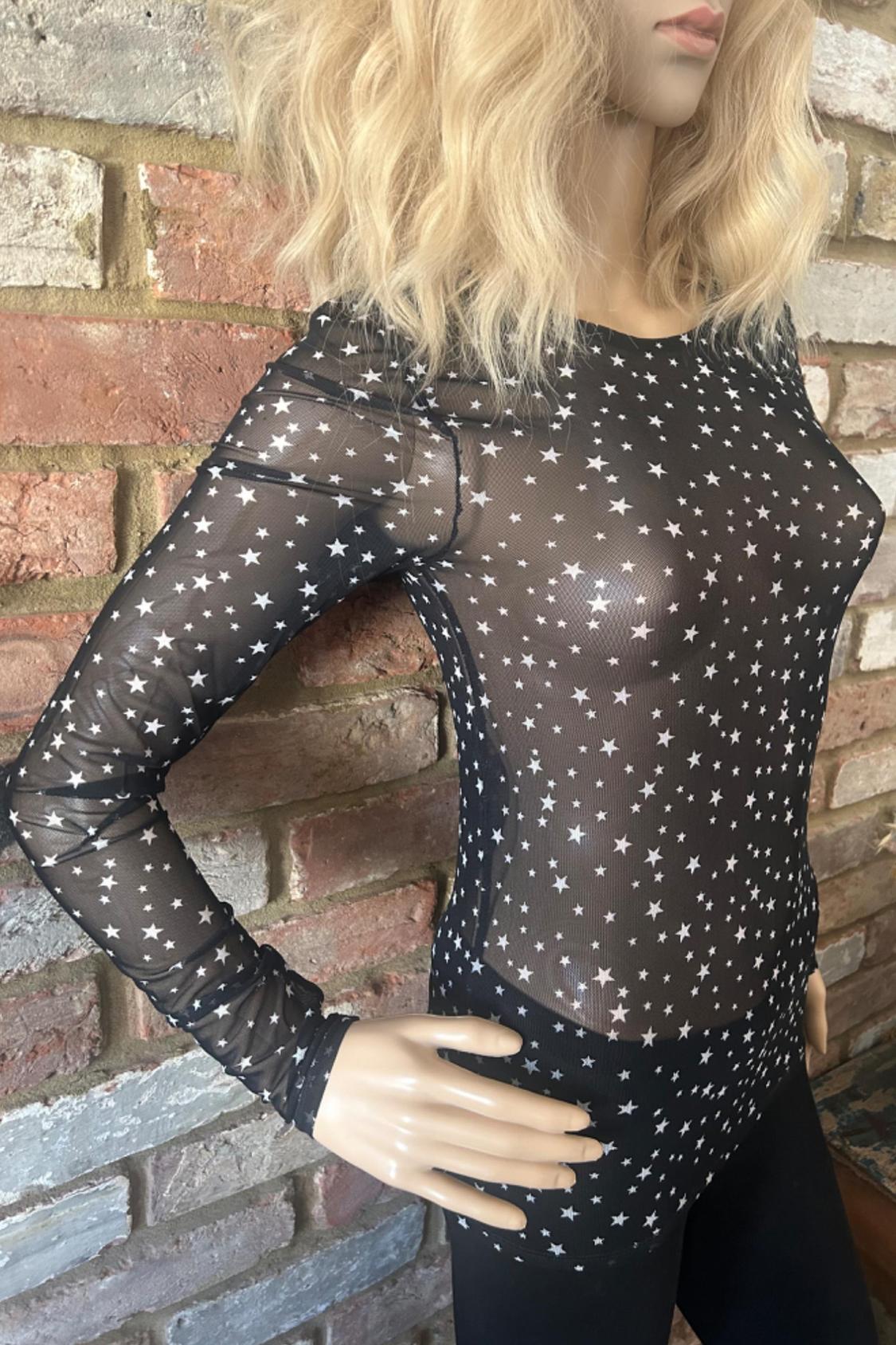 PRINTED TULLE T-SHIRT - Image 2