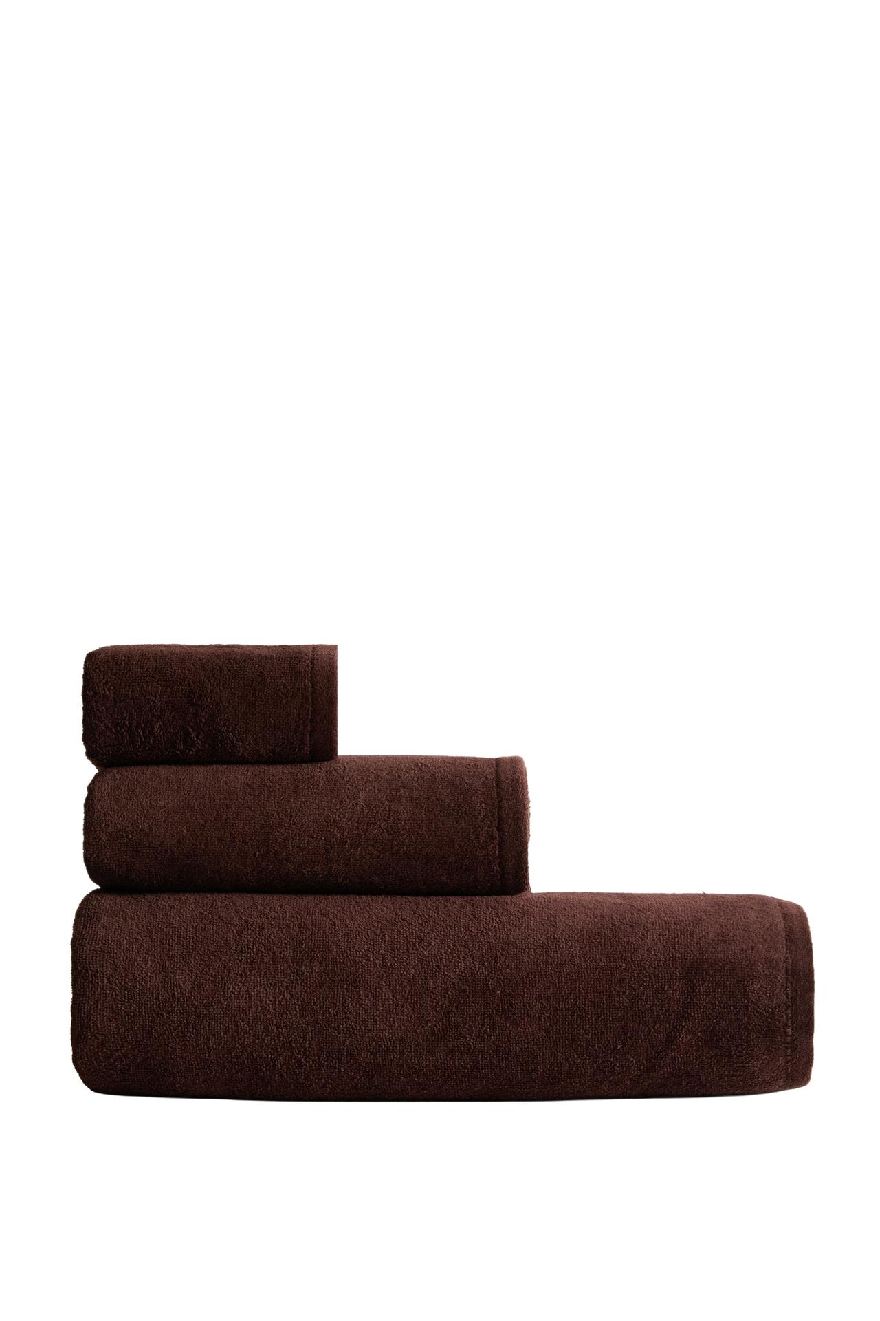 CHENILLE BORDER VELOUR BATH TOWEL (540 G/M²)