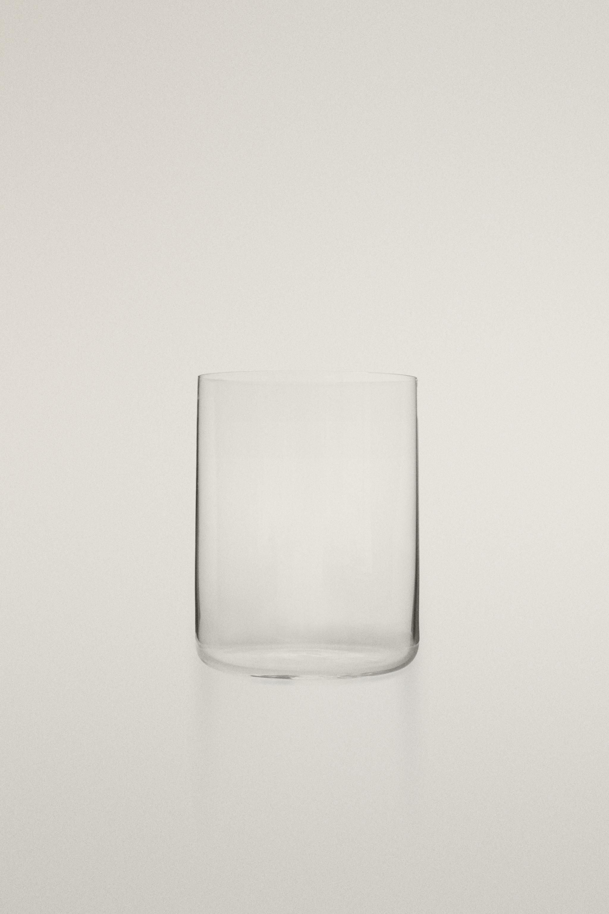 STRAIGHT CRYSTALLINE TUMBLER — Transparent