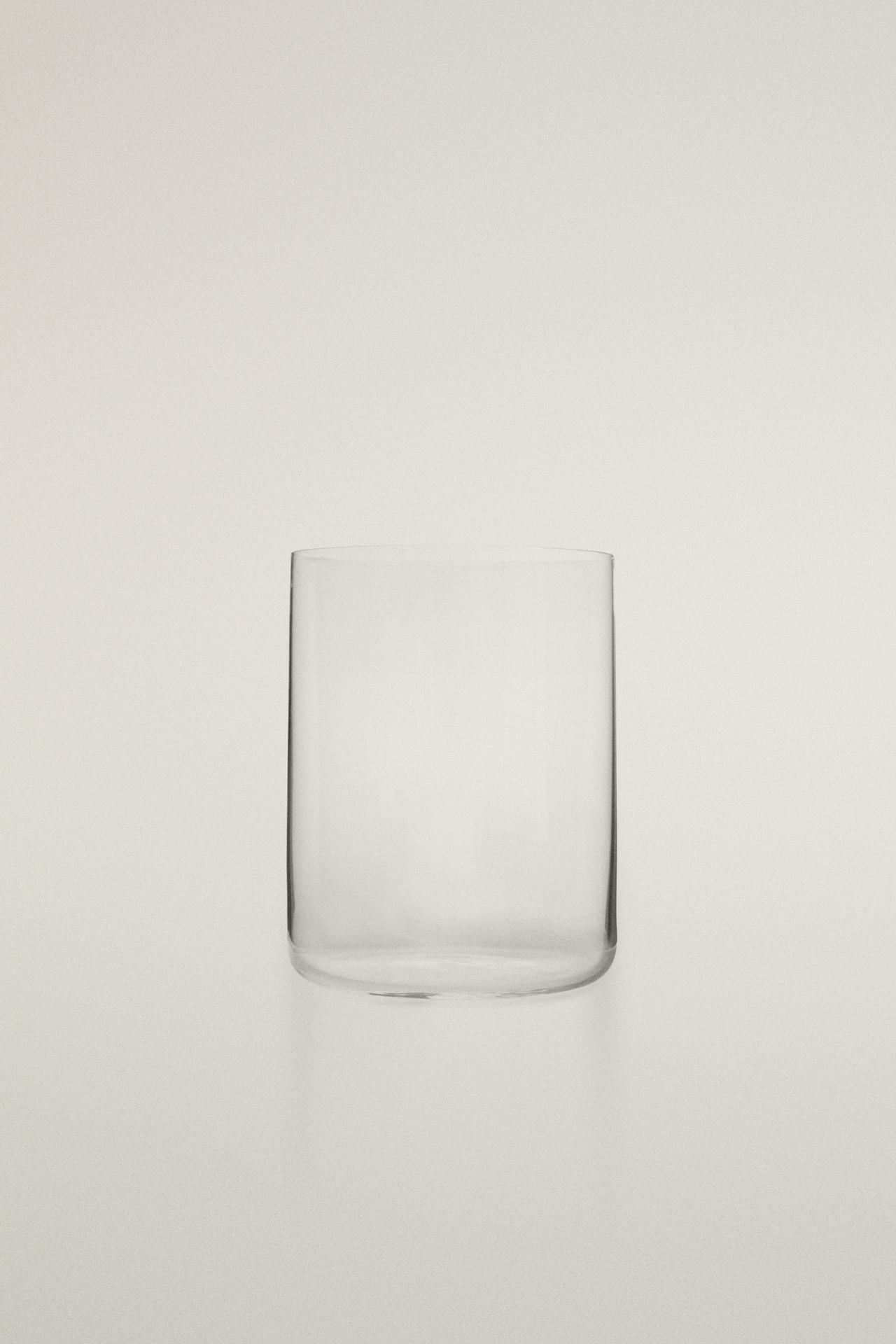 STRAIGHT CRYSTALLINE TUMBLER — Transparent