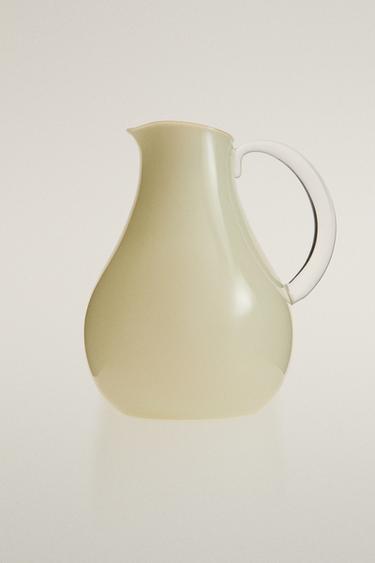 Zara COLORED BOROSILICATE GLASS PITCHER - Yellow - Image 0