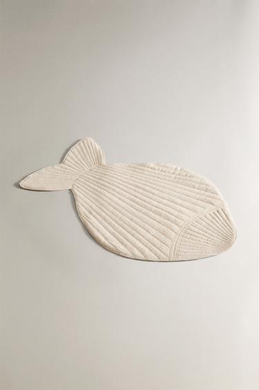 QUILTED FISH PLACEMAT - Light beige by Zara - Image 1