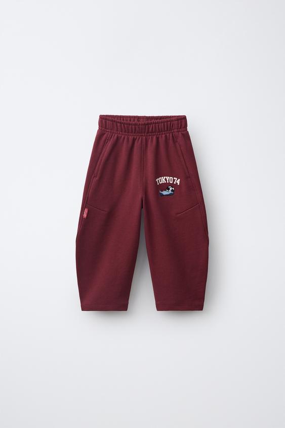 BARREL-HOSE VARSITY - Weinrot von Zara - Bild 0