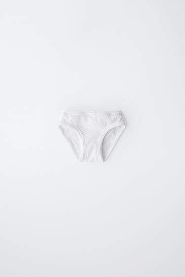 1 1/2-6 YEARS/ THREE-PACK OF PLAIN BRIEFS - White by Zara - Image 2