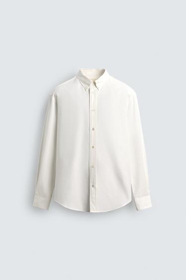 CAMISA RELAXED FIT LIMITED EDITION - Blanco de Zara
