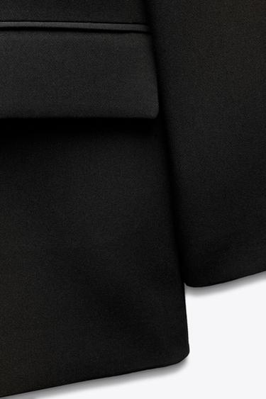 OVERSIZED DOUBLE-BREASTED BLAZER - Black by Zara - Image 10