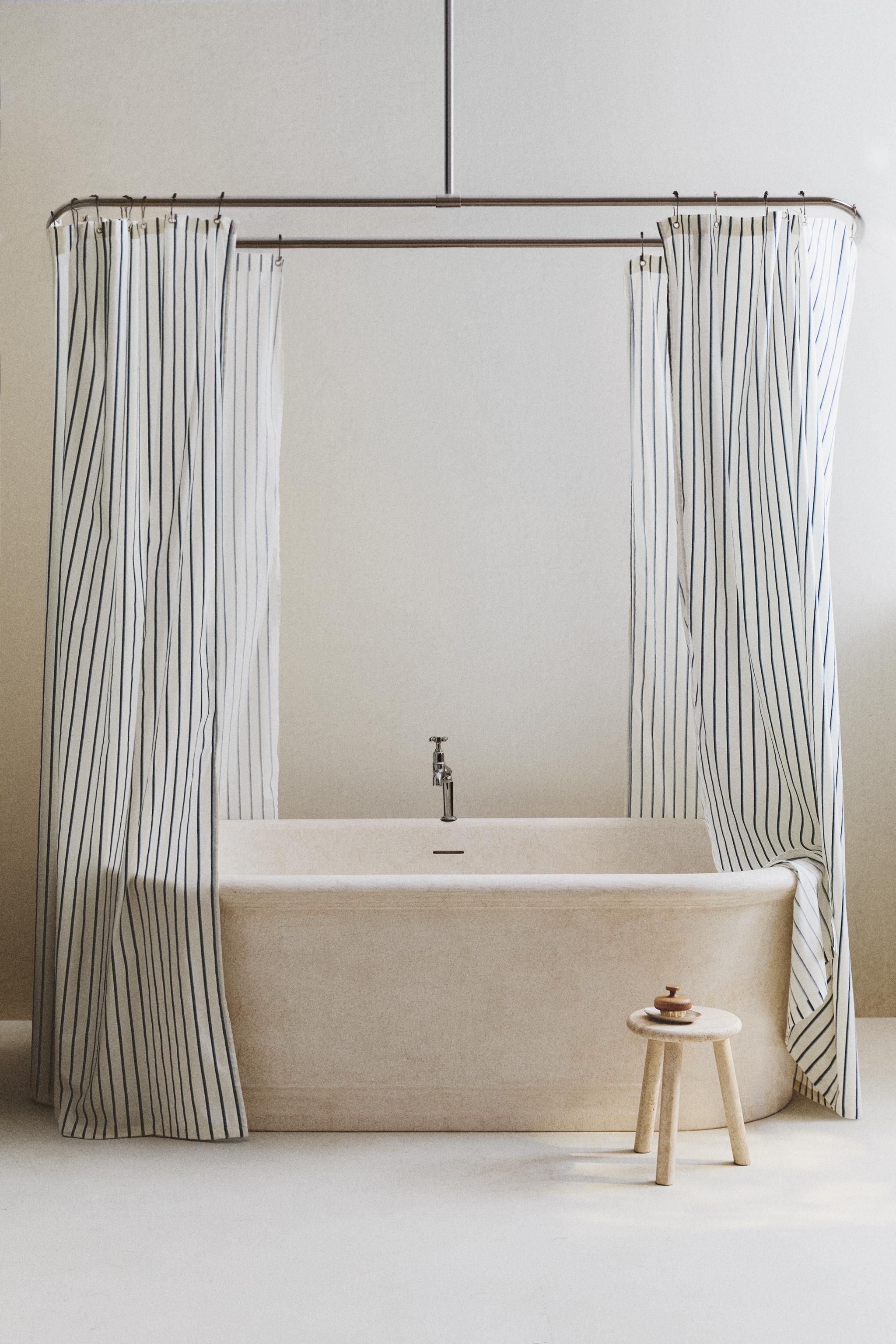 RIDEAU DE DOUCHE RAYURES