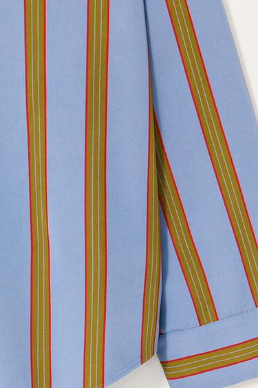 LIMITED EDITION STRIPED SHIRT - Blue / Green by Zara - Image 5