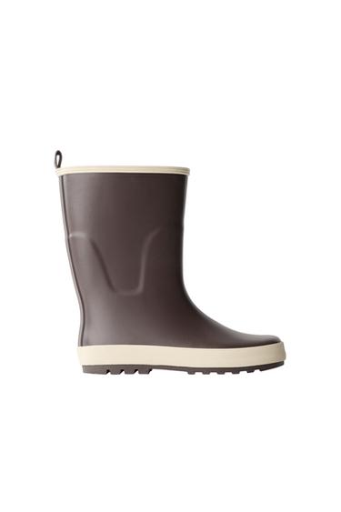 COLOUR BLOCK WELLIES - Brown by Zara