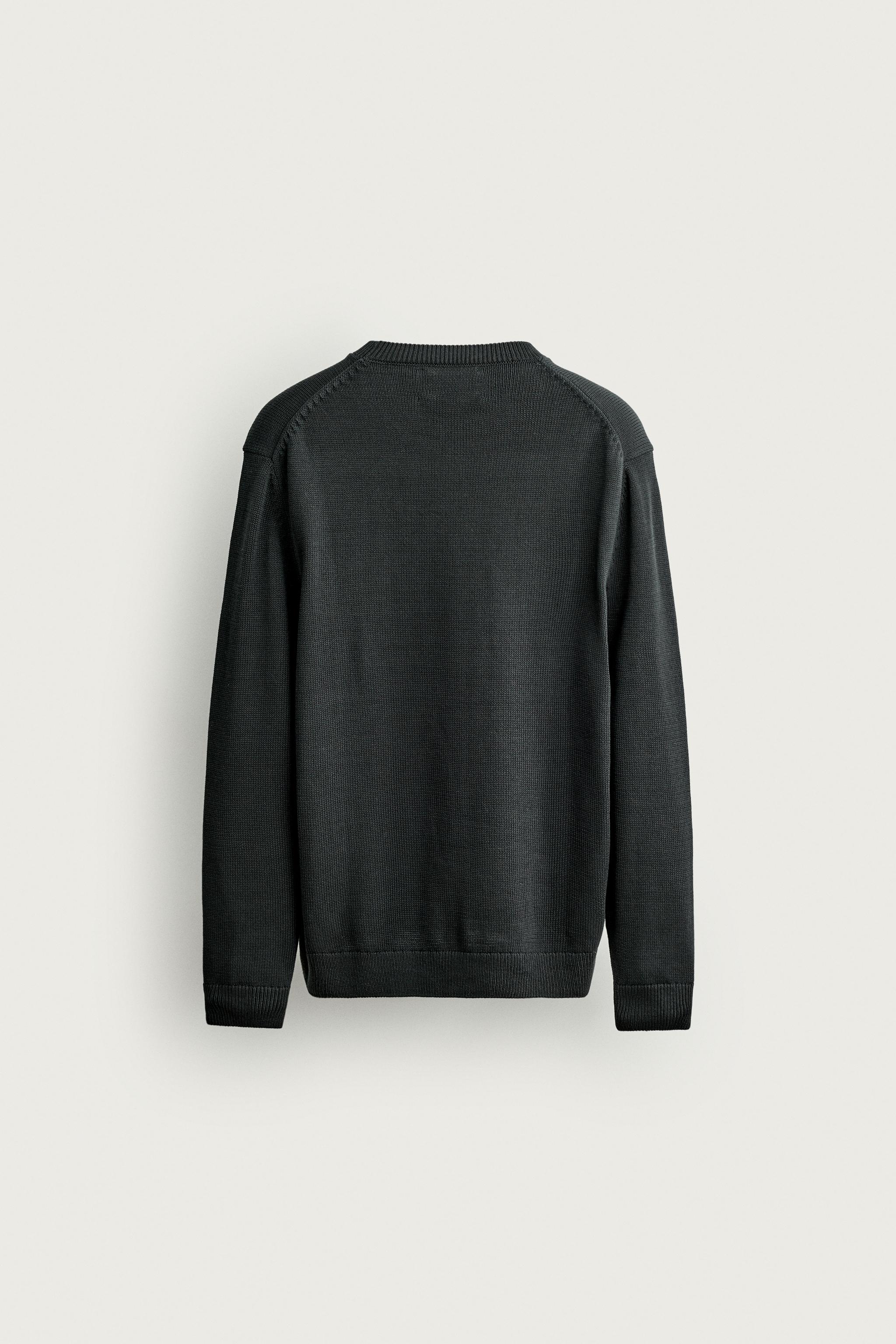 100% COTTON REGULAR FIT SWEATER