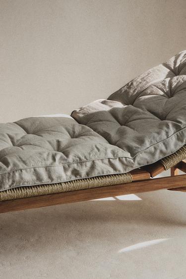 LINEN TOPPER - Green by Zara