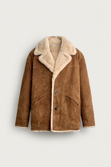 DOUBLE-FACED LEATHER COAT - Leather by Zara