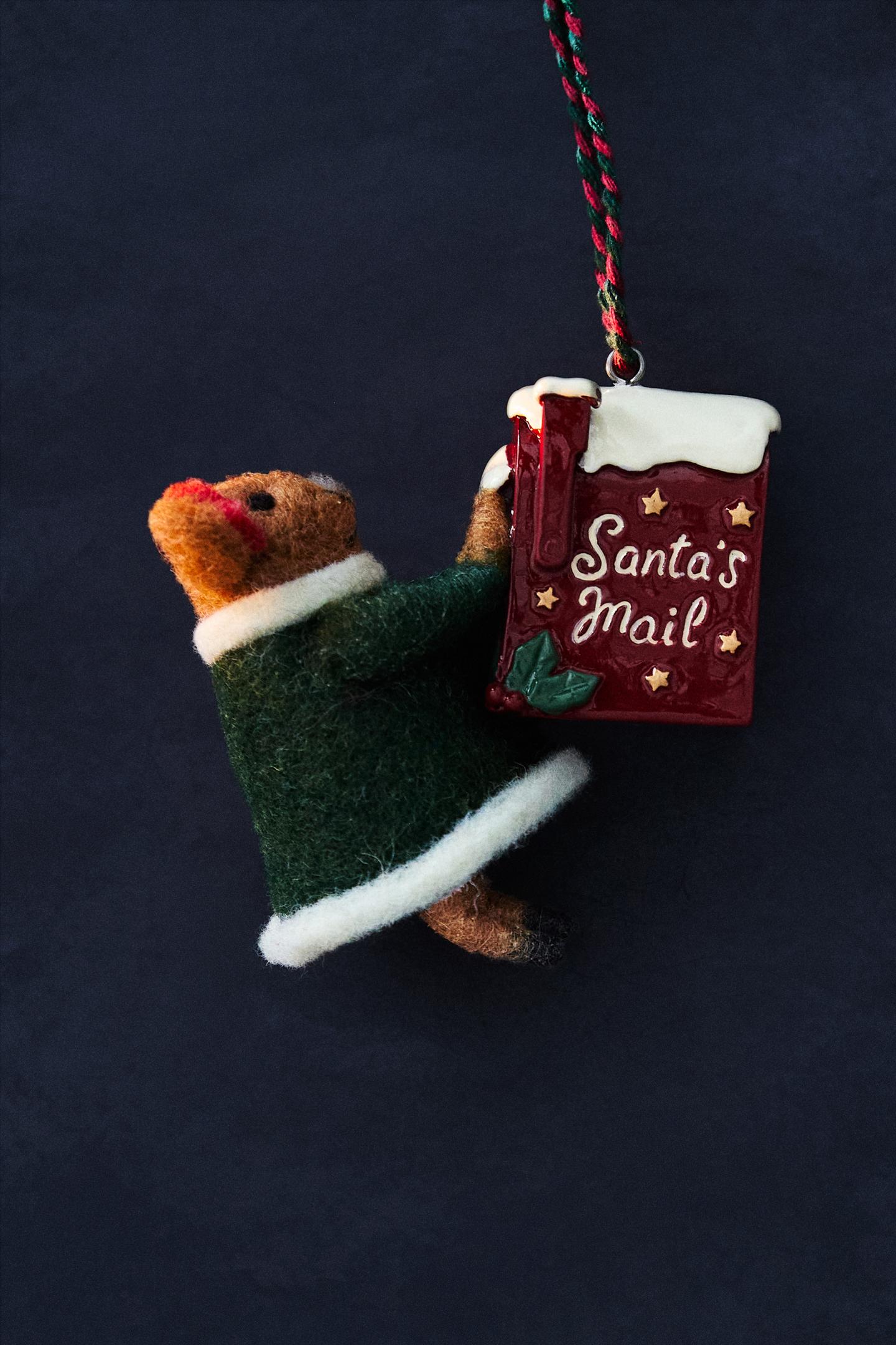 Ёлочные украшения Zara Mouse Mailbox Christmas Tree Ornament, цвет: Разноцветный — фото 6