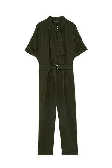 BUCKLED JUMPSUIT