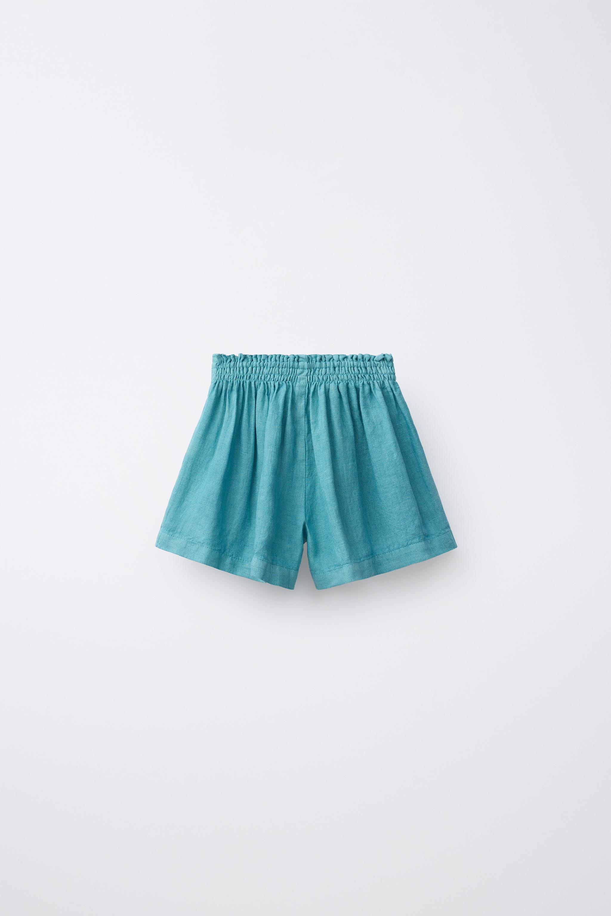 100% LINEN SHORTS