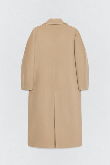 MANTEAU MÉLANGE DE LAINE SOSHIOTSUKI X ZARA - Camel clair de Zara - Image 5