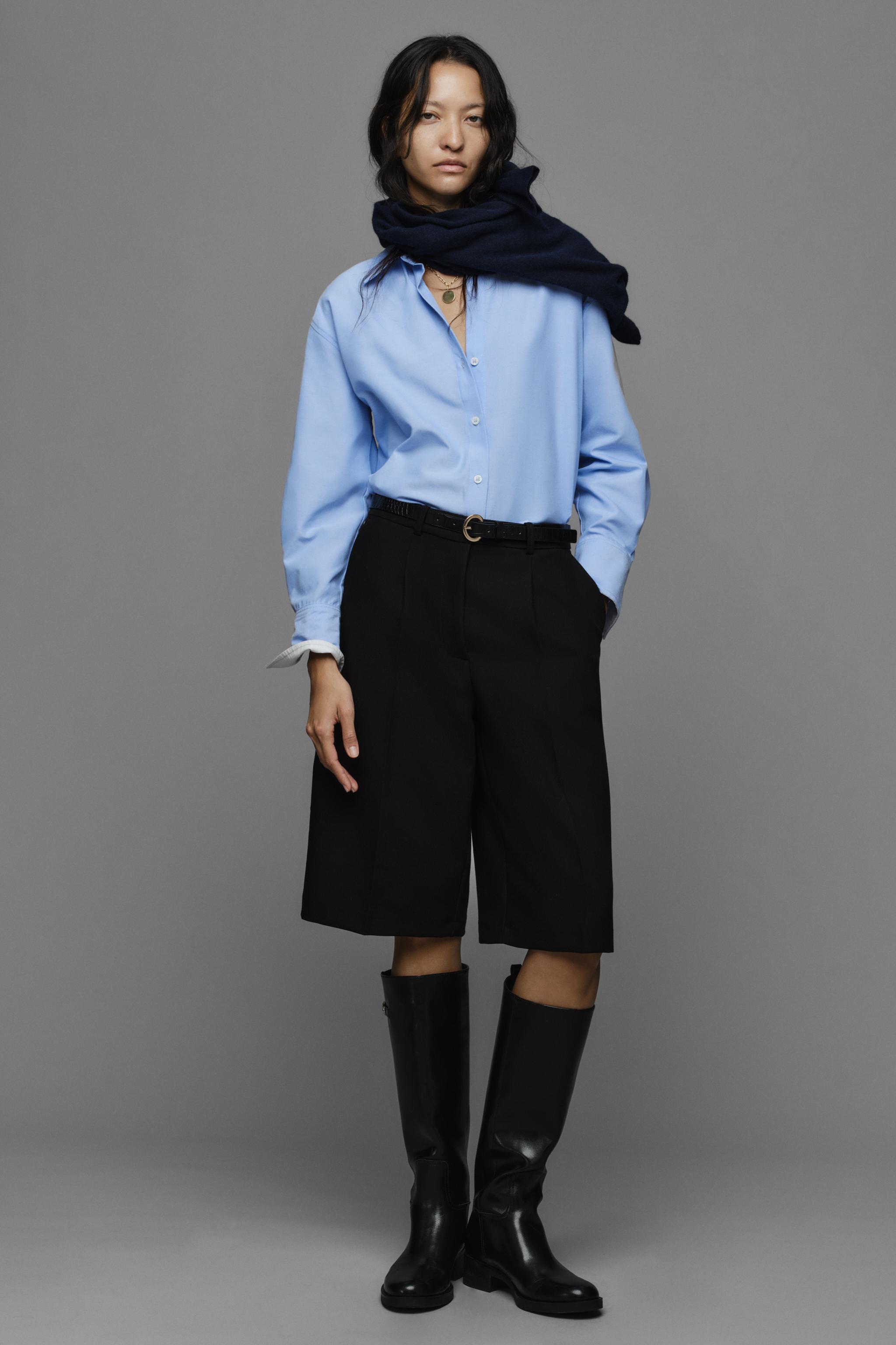BELTED BERMUDA SHORTS