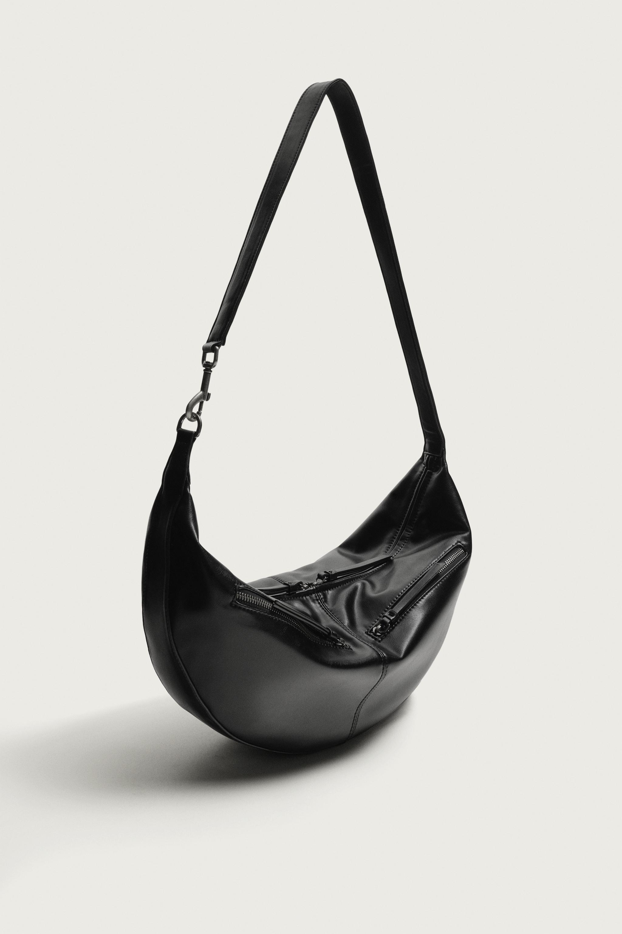 ステッチディテールショルダーバッグ - ブラック | ZARA Japan / 日本