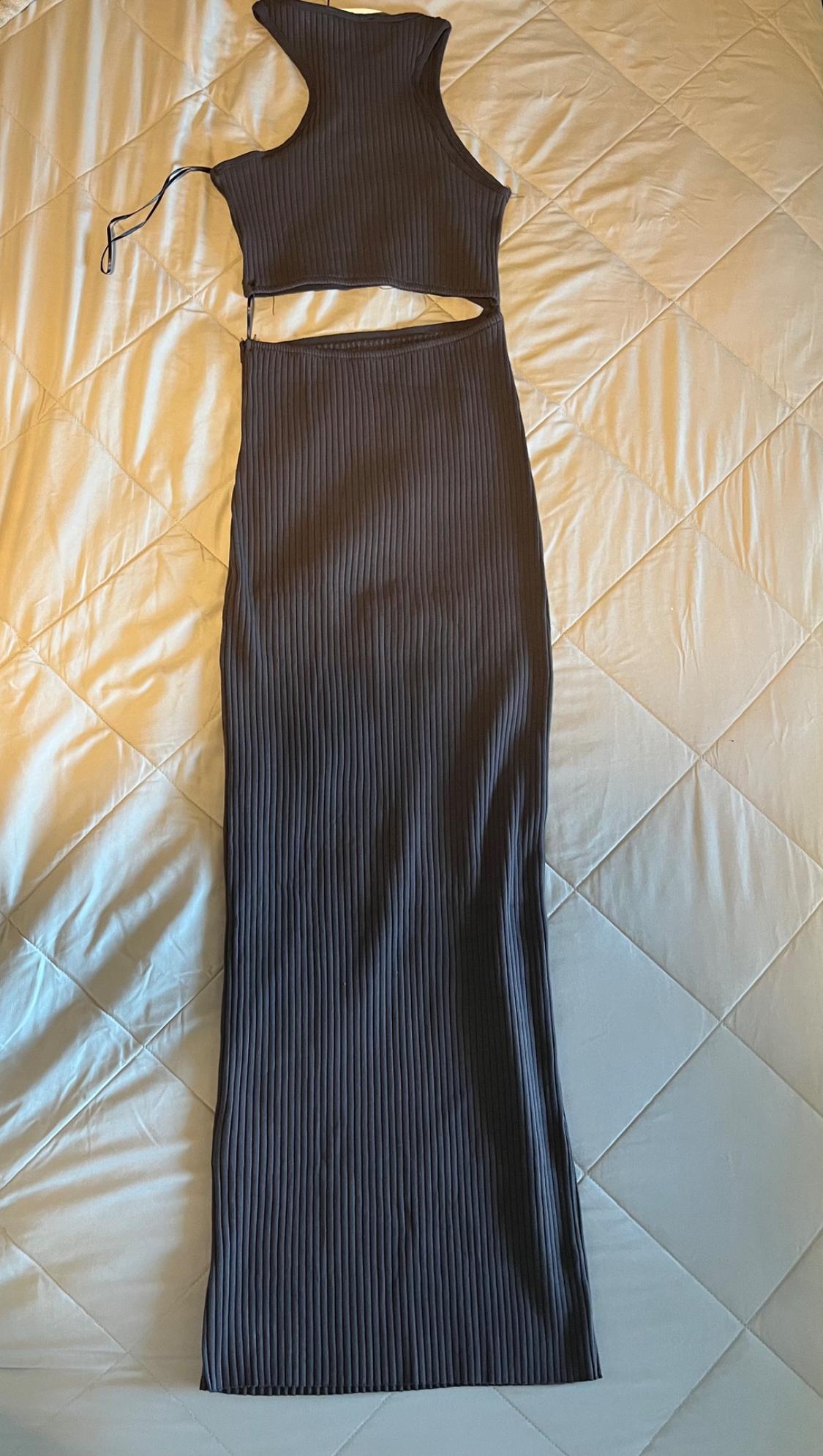 RIBBED CUT OUT DRESS - Image 6