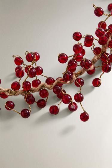 GUIRLANDE BOULES ROUGES - Rouge de Zara - Image 2