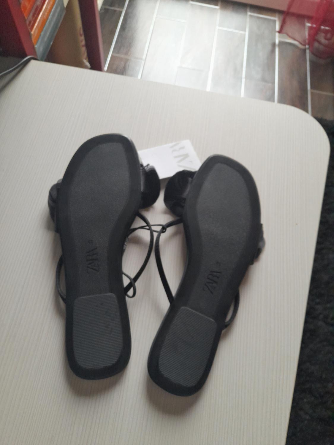 FLORAL FLAT SANDALS - Image 3
