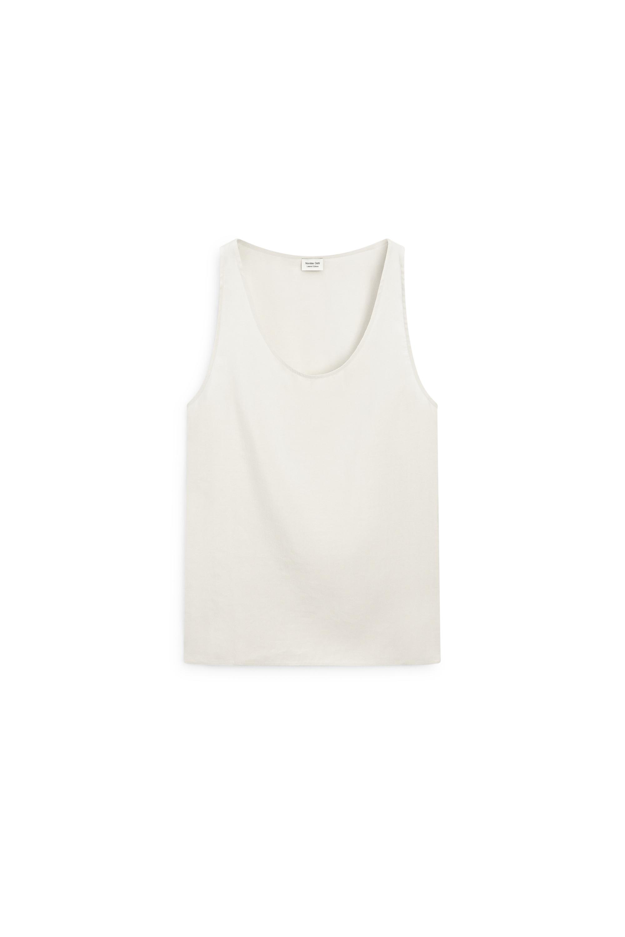 100% silk wide strap top - LIMITED EDITION
