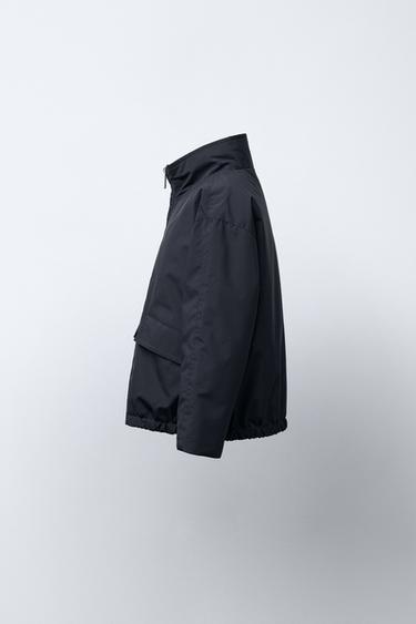 VESTE RÉVERSIBLE ET DÉPERLANTE À CARREAUX BENSIMON ® X ZARA - Bleu marine de Zara - Image 3