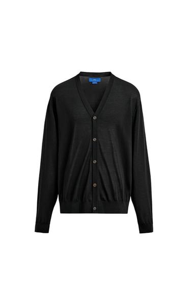CÁRDIGAN 100% SEDA AARON LEVINE X ZARA - Negro de Zara