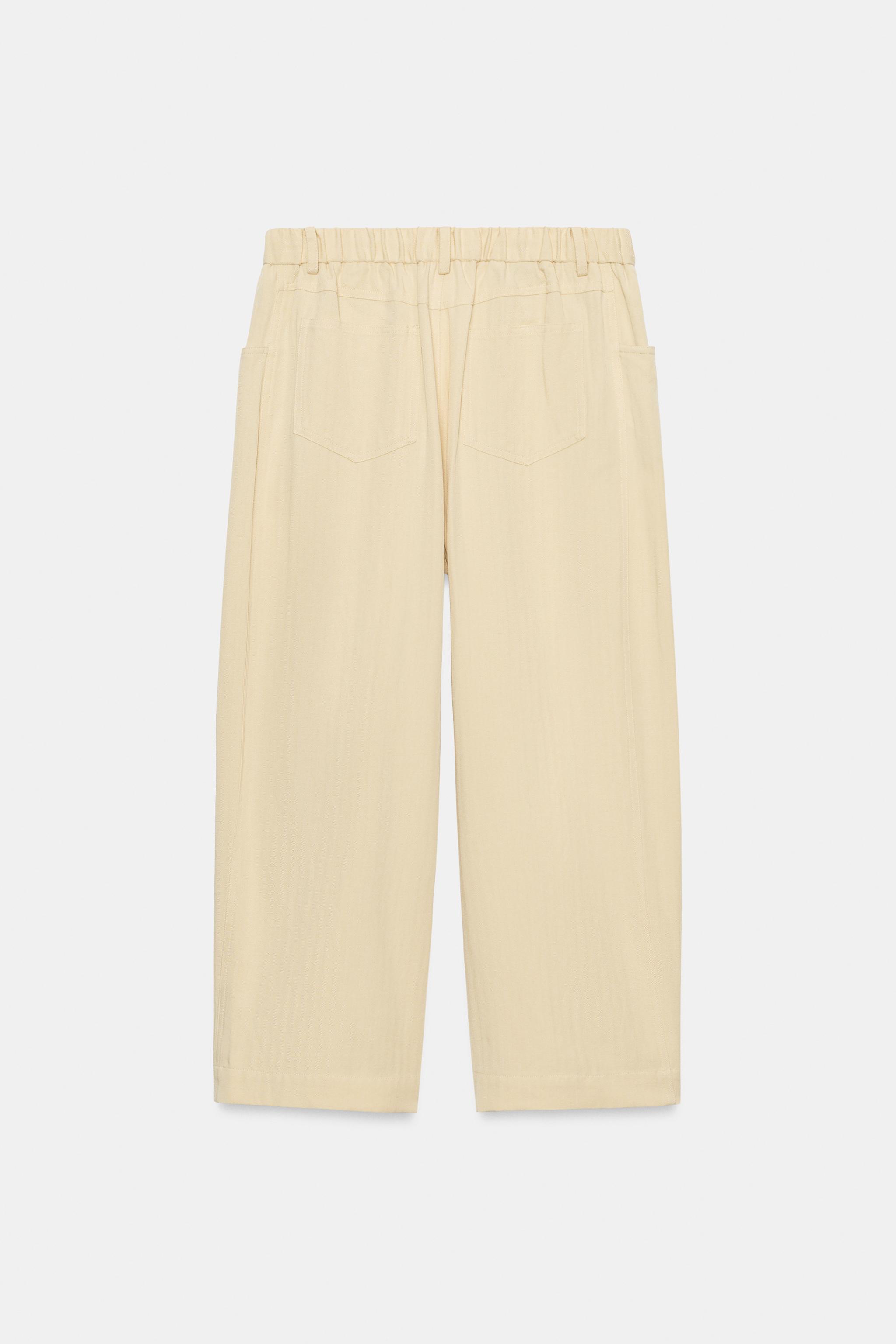 ZW COLLECTION HERRINGBONE TEXTURED PANTS
