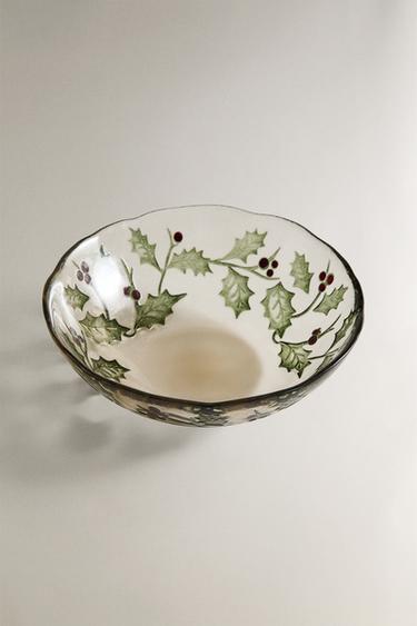 Zaras JULSKÅL I GLAS, JÄRNEKSBLAD - 990 - Bild 0