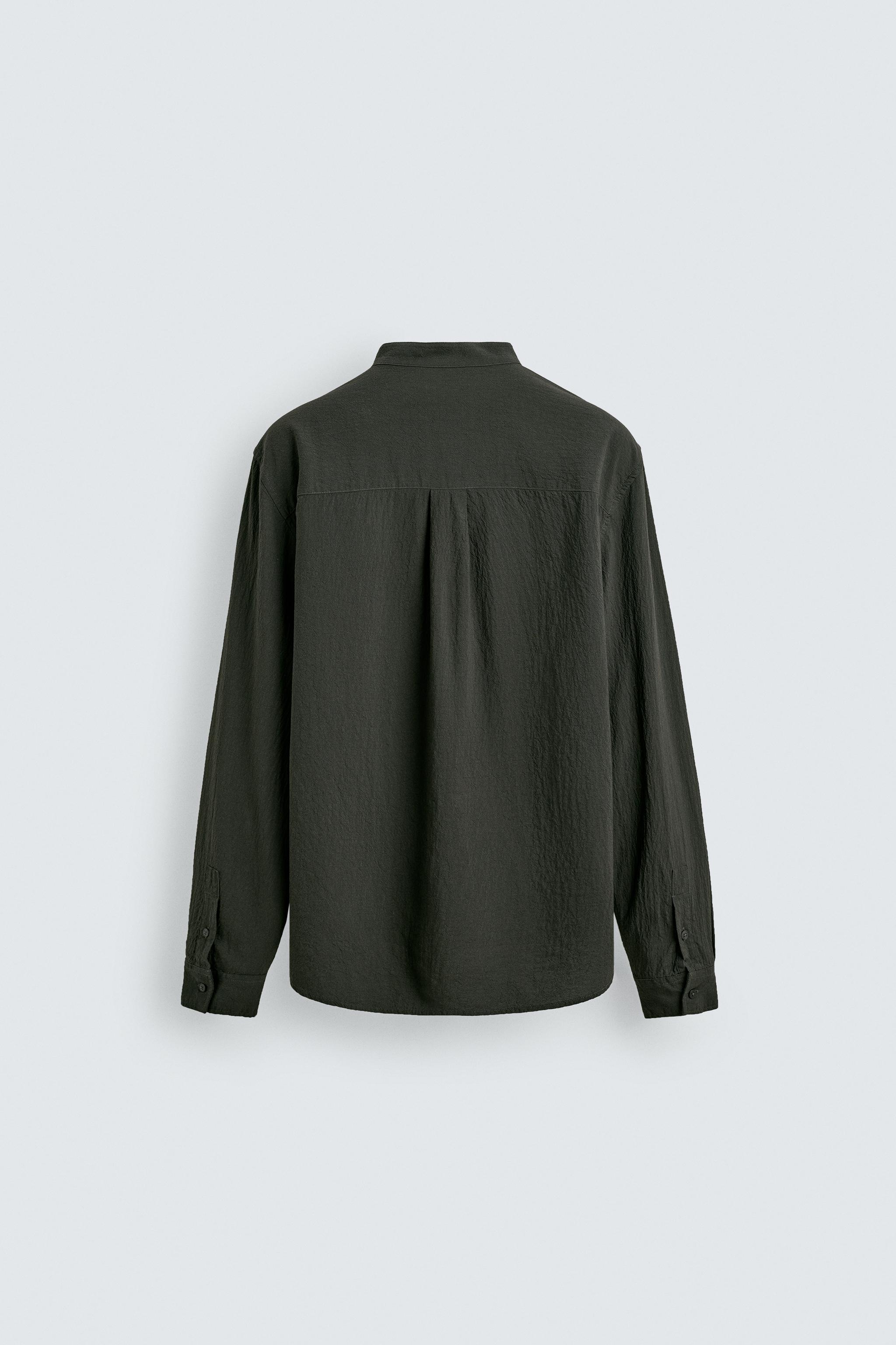 WRINKLED EFFECT SHIRT