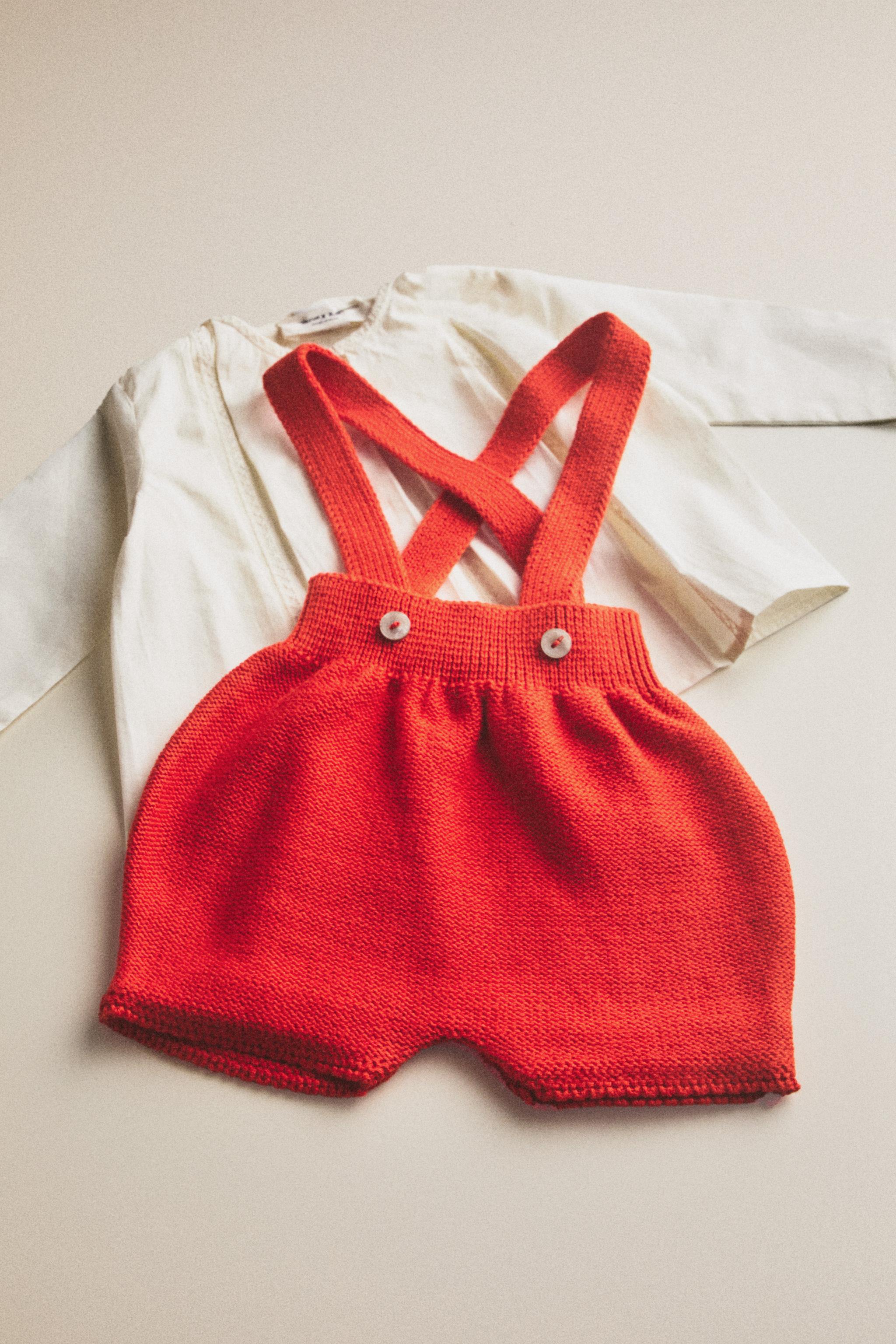 Zara BABY KNIT DUNGAREES — фото 5