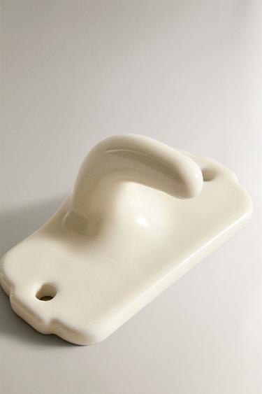 CERAMIC HOOK - Cream by Zara - Image 2