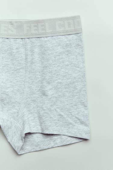 6-14 ANS/ LOT DE CINQ BOXERS INSCRIPTION - Multicolore de Zara
