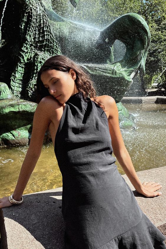 Cuello Halter Vestidos Escotados Para Adolescentes Joyas