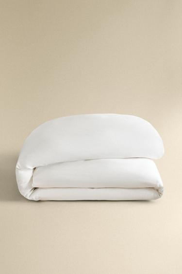 HOUSSE DE COUETTE SATIN JACQUARD (300 FILS) - Blanc cassé de Zara - Image 4