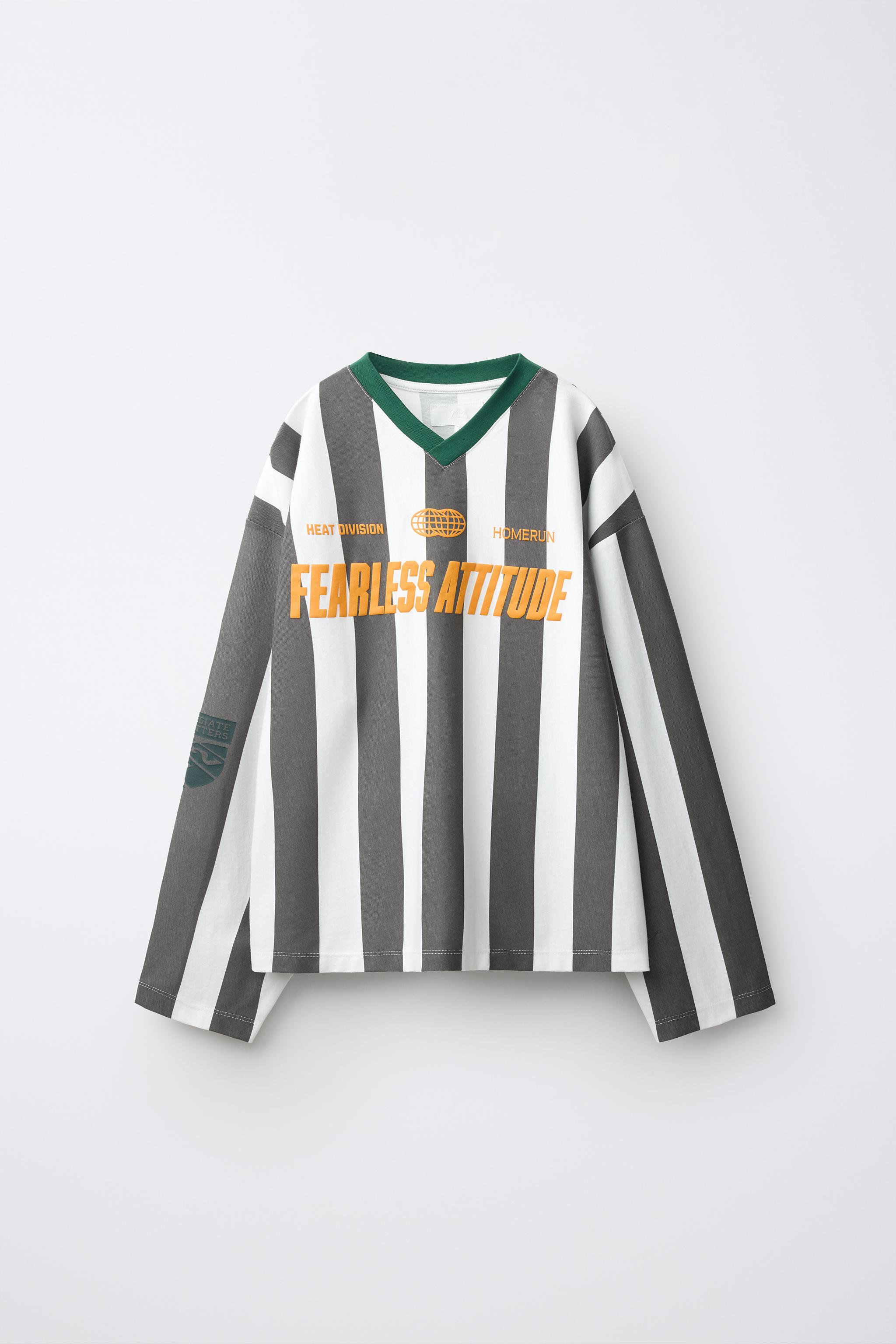CAMISETA ESTAMPADA RAYAS
