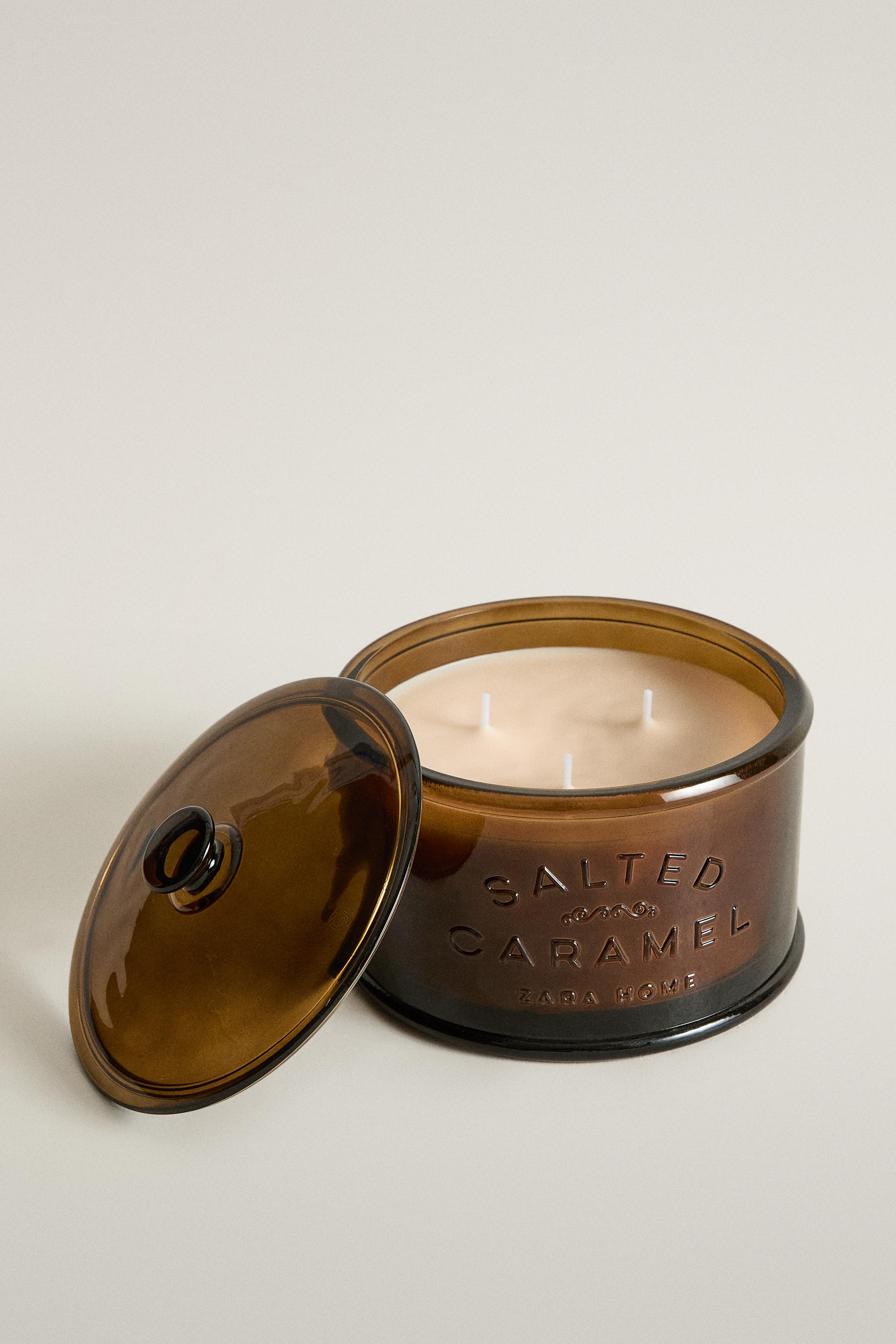 700 G) SALTED CARAMEL SCENTED CANDLE - Cream | ZARA United States