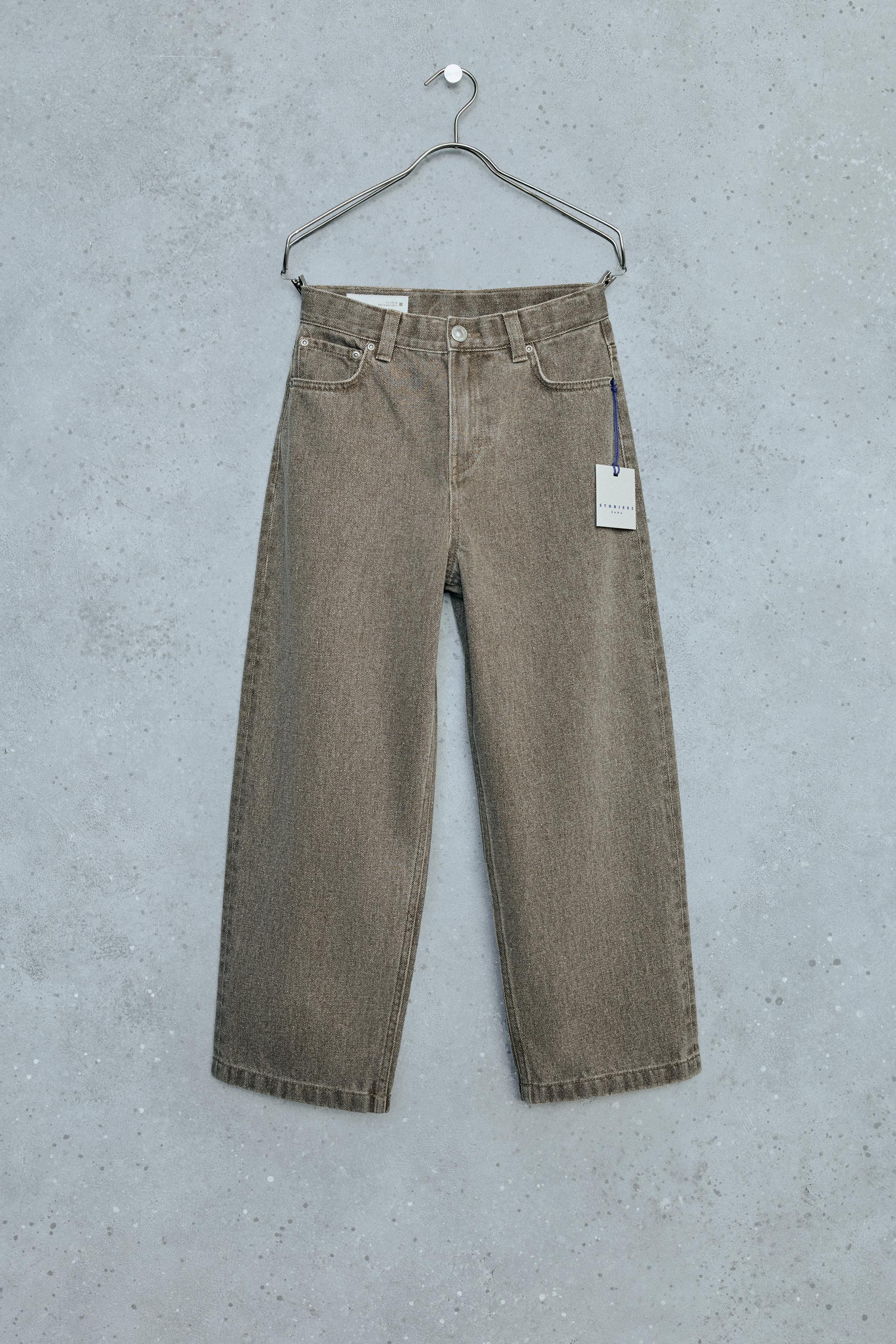 STORIESZ - STRUCTURED LOOSE JEANS — Khaki