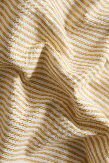 DYED THREAD COTTON TABLECLOTH - Yellow by Zara - Image 3