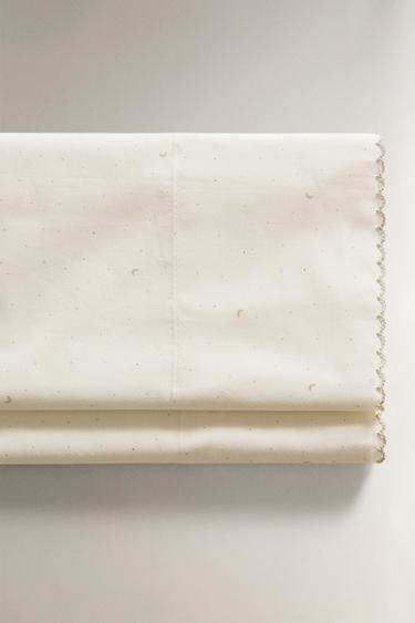 MOON MINI COT SHEET SET - Light grey by Zara - Image 1