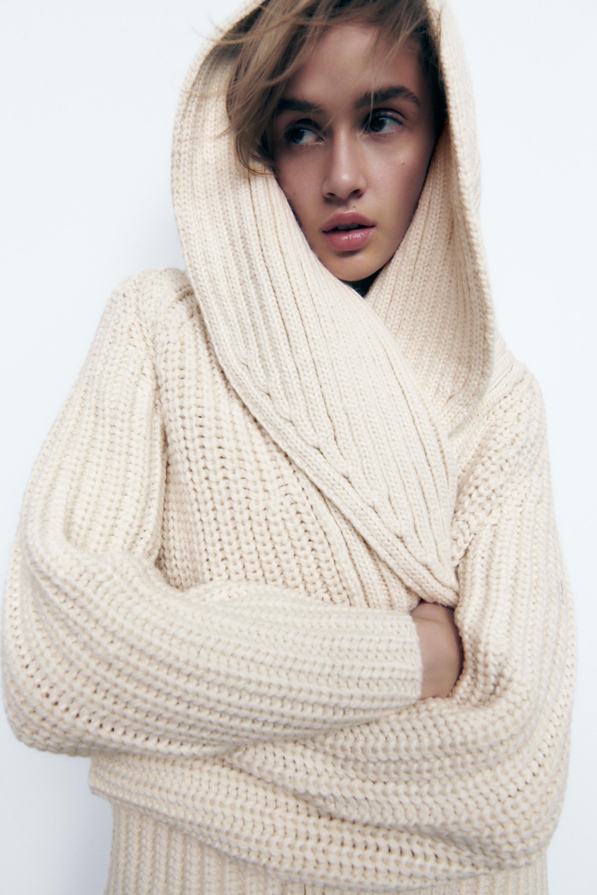 KNIT COAT LIMITED EDITION - Ecru | ZARA United States