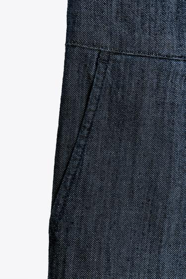 ZW COLLECTION DENIM JOGGERS - Blue by Zara - Image 6