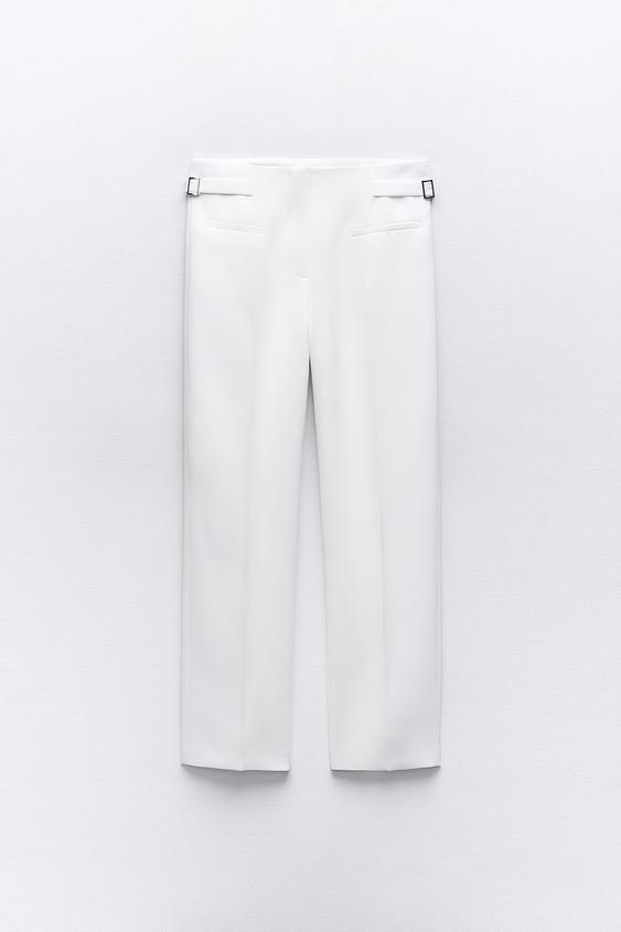10 pantalones blancos de Zara holgados y muy rebajados: fresquitos,  elegantes y realzan la figura