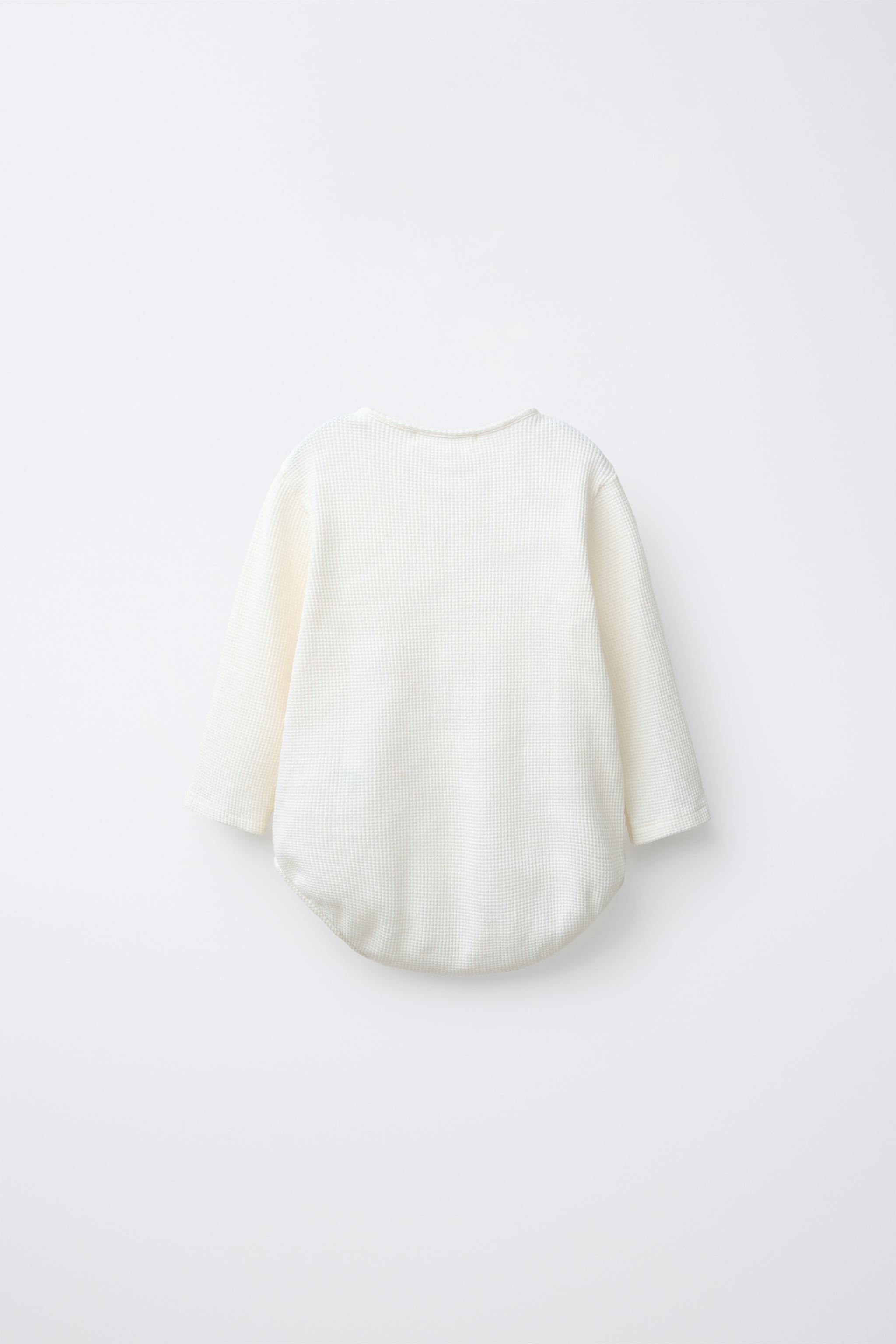 BODY WAFFLE AVEC COL TUNISIEN