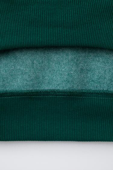FOOTBALL HOODIE - Green by Zara - Image 3