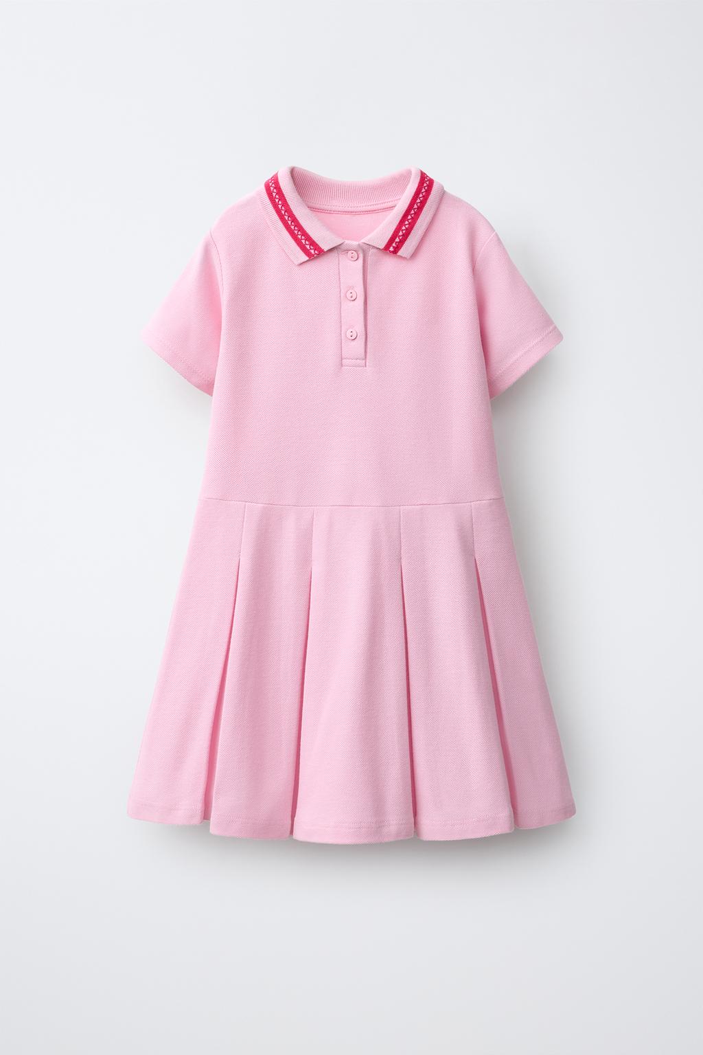 Zara Polo yaxalı pike paltar