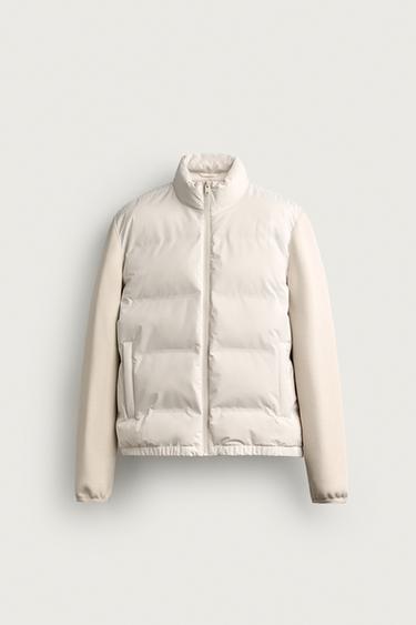 QUILTED JACKET - Ecru by Zara