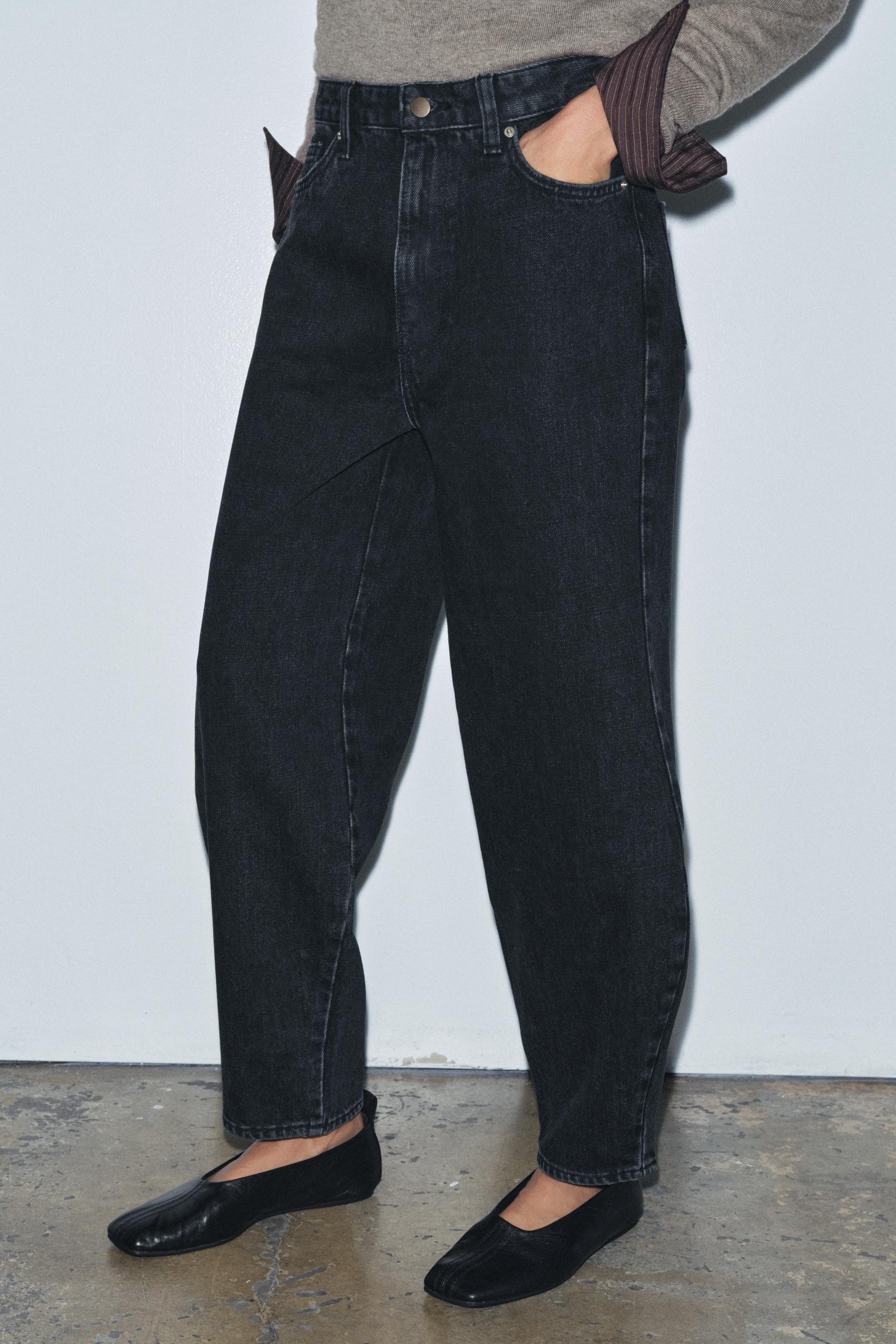 ZW COLLECTION BARREL MID-RISE JEANS
